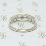 Decorative Diamond & White Gold 1940s Band
