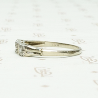 Decorative Bead Set Diamond Deco Band, side view.