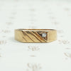 Stylish Asymmetrical Signet Ring