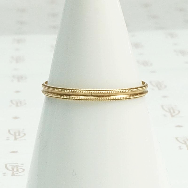 Milgrain Edges NOS 1930s Wedding Band
