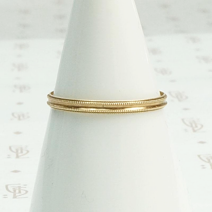 Milgrain Edges NOS 1930s Wedding Band