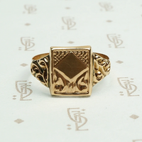 Unusual Georgian Gold Ring Hallmarked France