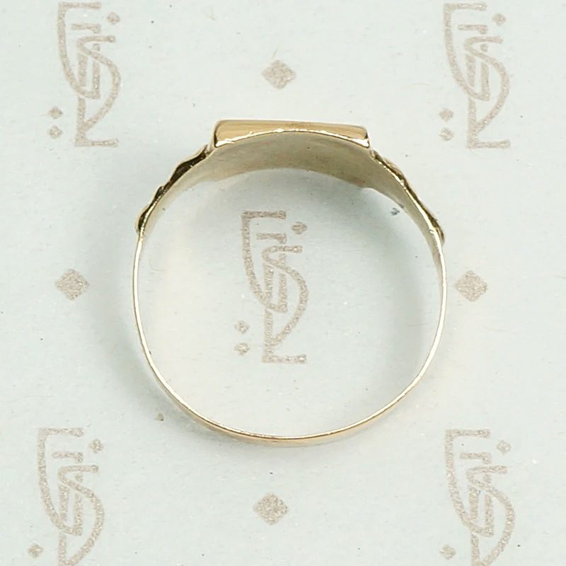 Unusual Georgian Gold Ring Hallmarked France