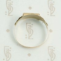 Unusual Georgian Gold Ring Hallmarked France