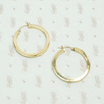 Goldilocks Vintage Gold Hoop Earrings