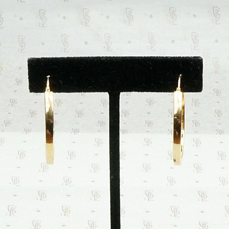 Goldilocks Vintage Gold Hoop Earrings