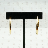 Goldilocks Vintage Gold Hoop Earrings