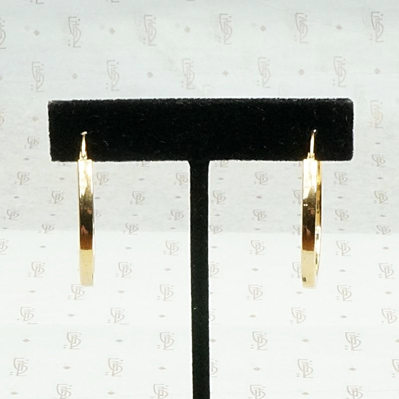 Goldilocks Vintage Gold Hoop Earrings