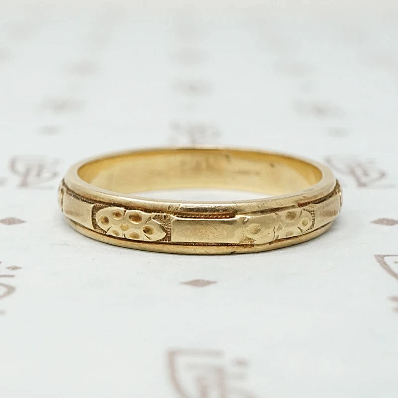 Rosy Gold Blossom Band