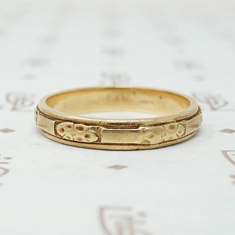 Rosy Gold Blossom Band