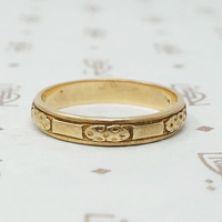 Rosy Gold Blossom Band