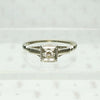 Jabel White Gold Diamond Solitaire Ring