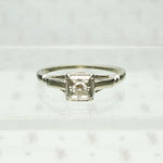 Jabel White Gold Diamond Solitaire Ring