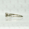 Jabel White Gold Diamond Solitaire Ring, side view