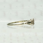 Jabel White Gold Diamond Solitaire Ring, side view