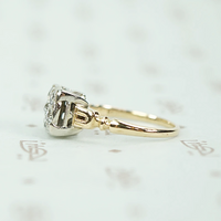 Orange Blossom Diamond Cluster Ring