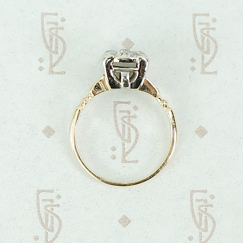 Orange Blossom Diamond Cluster Ring