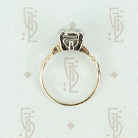 Orange Blossom Diamond Cluster Ring