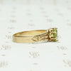 Victorian Spring Green Peridot Solitaire