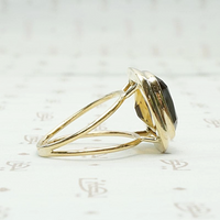 Brilliant Citrine Conversion Cocktail Ring