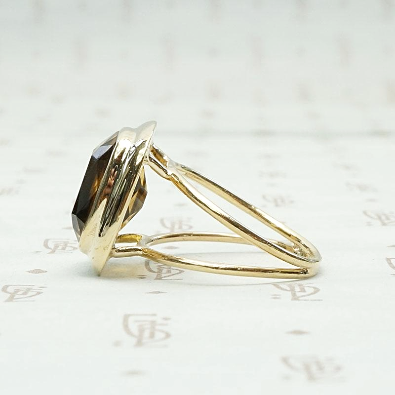 Brilliant Citrine Conversion Cocktail Ring