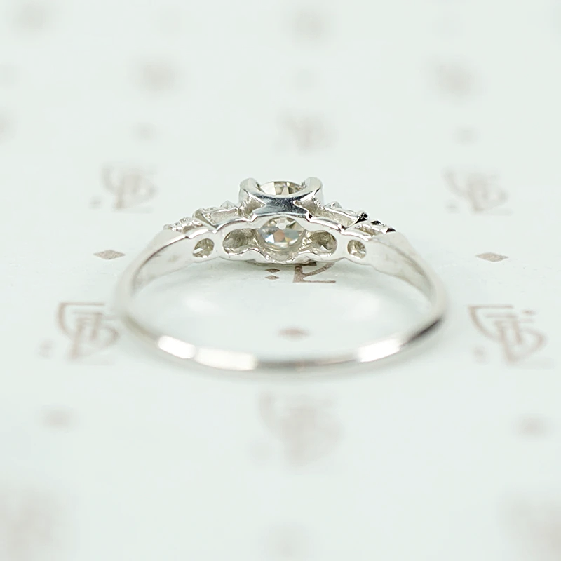 Classic Midcentury Diamond Engagement Ring