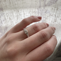 Classic Midcentury Diamond Engagement Ring