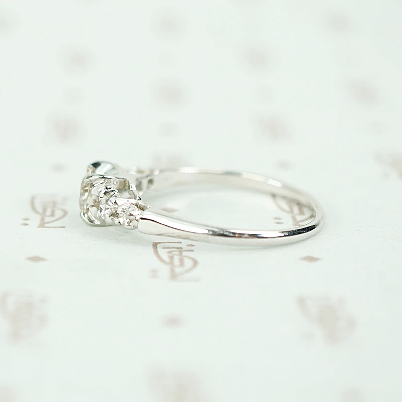 Classic Midcentury Diamond Engagement Ring
