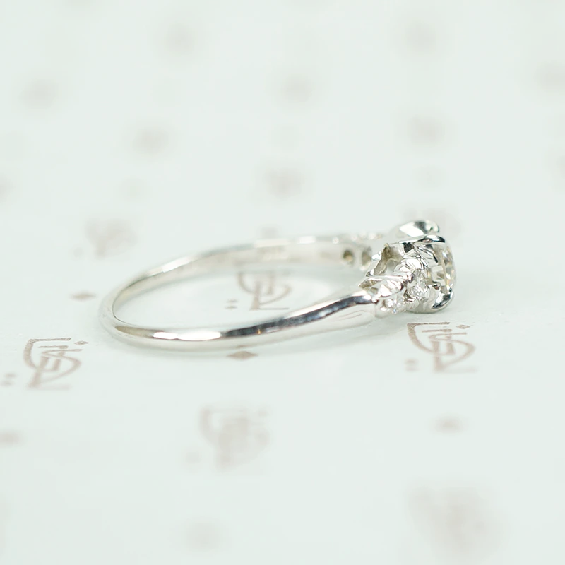 Classic Midcentury Diamond Engagement Ring