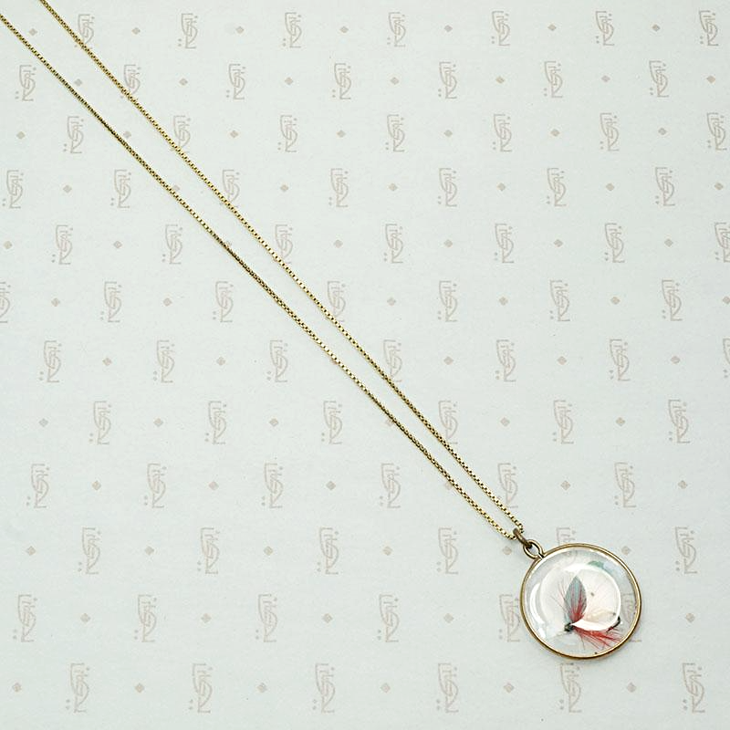 Sporty Fishing Fly Double Sided Locket