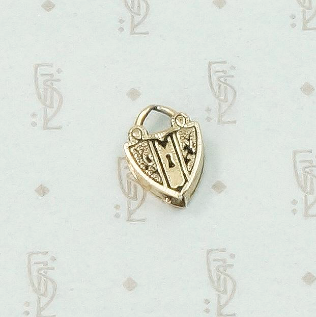 Engraved & Enameled Antique Heart Locket