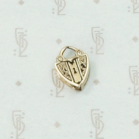 Engraved & Enameled Antique Heart Locket