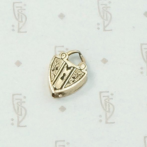 Engraved & Enameled Antique Heart Locket
