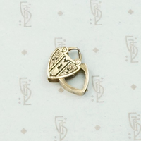 Engraved & Enameled Antique Heart Locket