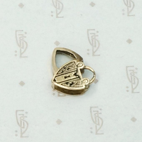 Engraved & Enameled Antique Heart Locket