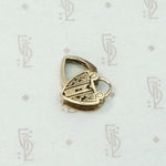Engraved & Enameled Antique Heart Locket