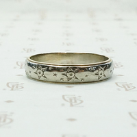 Starry Two Tone Gold 1920s Band