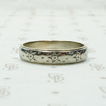 Starry Two Tone Gold 1920s Band