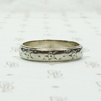 Starry Two Tone Gold 1920s Band