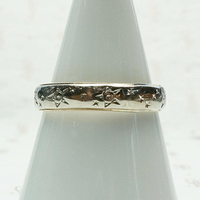 Starry Two Tone Gold 1920s Band