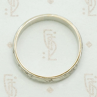 Starry Two Tone Gold 1920s Band