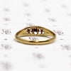 English Diamond Band with Pretty Carving