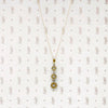 Cascading Pendant of Glittering Gold & Diamonds
