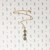 Cascading Pendant of Glittering Gold & Diamonds