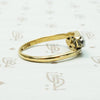 Jaunty Two Tone Band with Star Set Diamonds