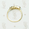 Jaunty Two Tone Band with Star Set Diamonds