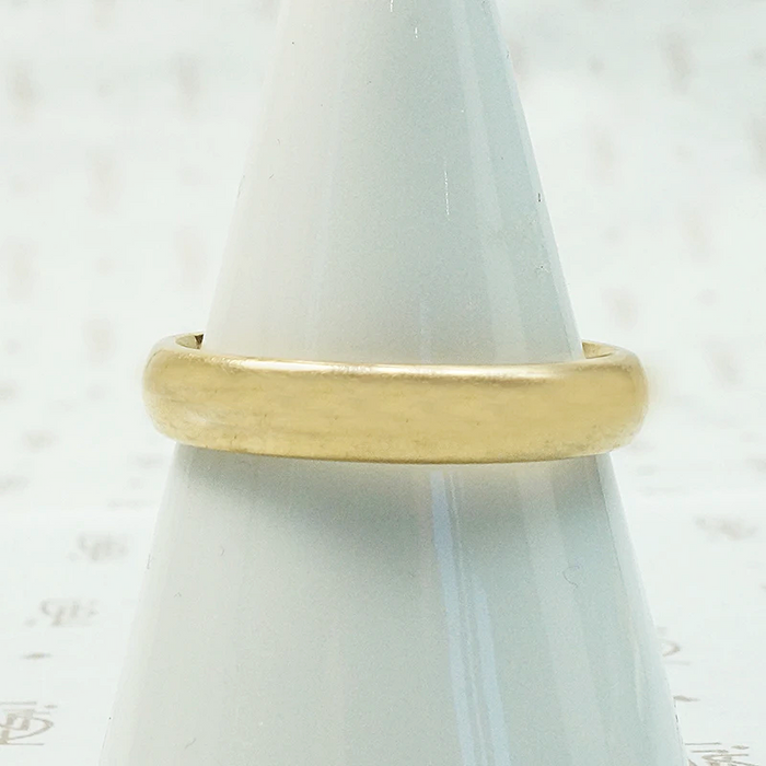 1970s Comfort Fit Gold Wedding Band