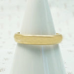 1970s Comfort Fit Gold Wedding Band