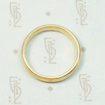 1970s Comfort Fit Gold Wedding Band