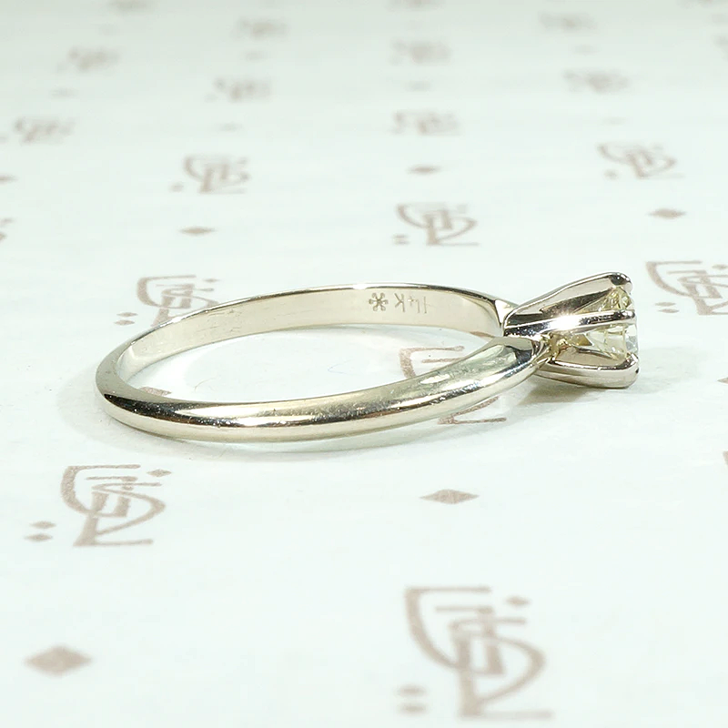 Quintessential Mid Century Diamond Engagement Ring